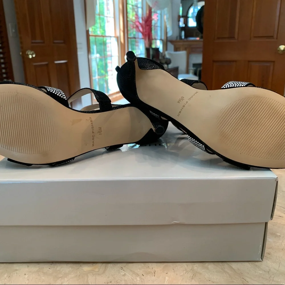 PRICE✂️ Marc Fisher Lexcie - Black Multi Suede - Picture 6 of 8
